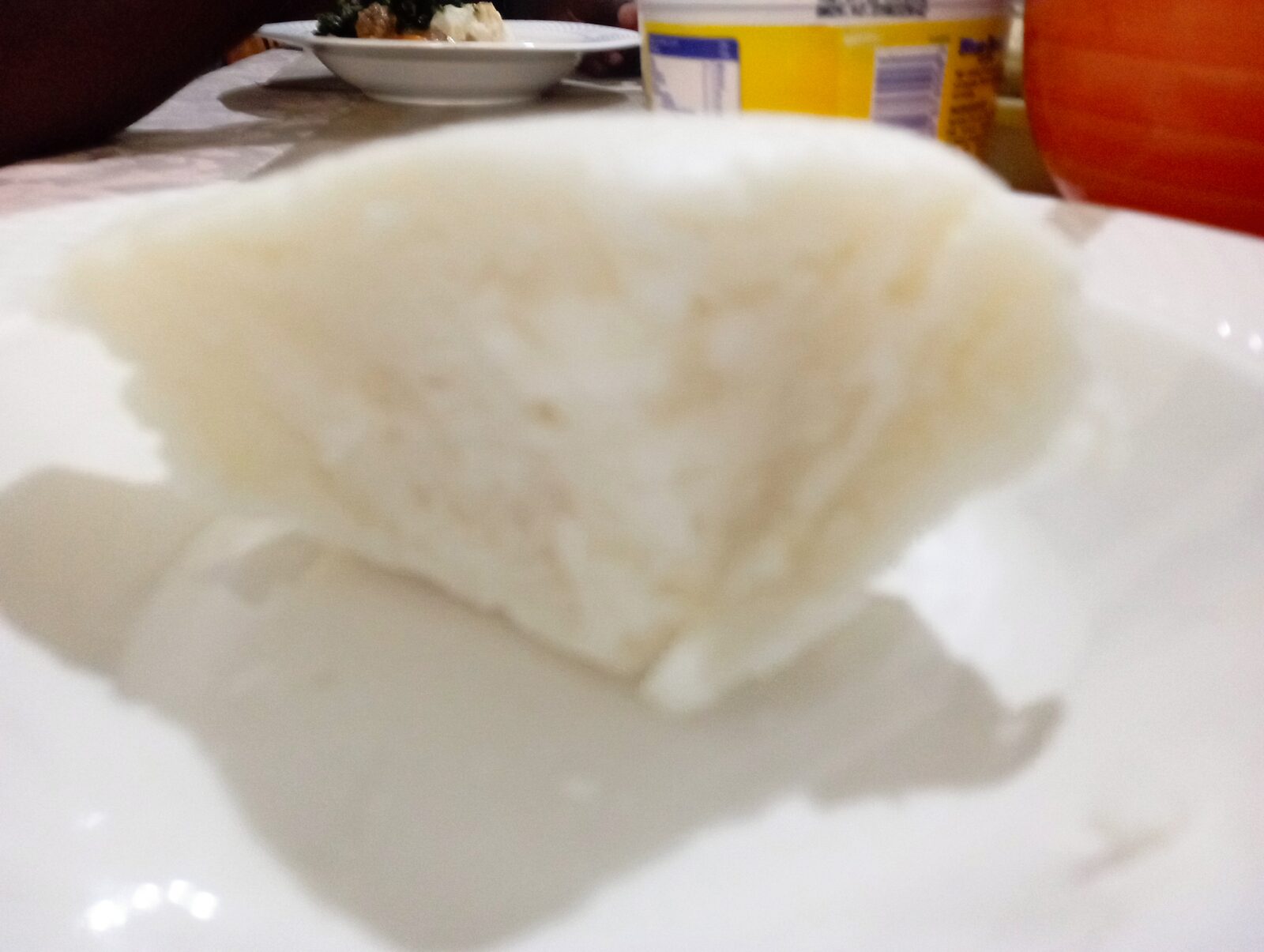 Freshly milled maize flour