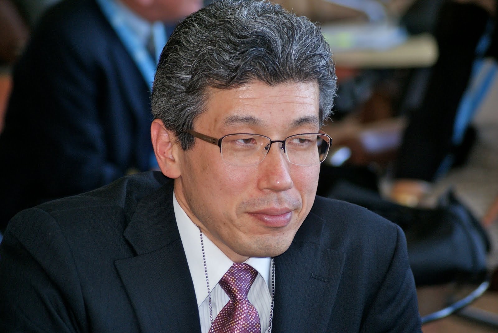 Toru Goto attending human rights advocacy proceedings at the United Nations in Geneva, June 2010. Photo: FOREF.